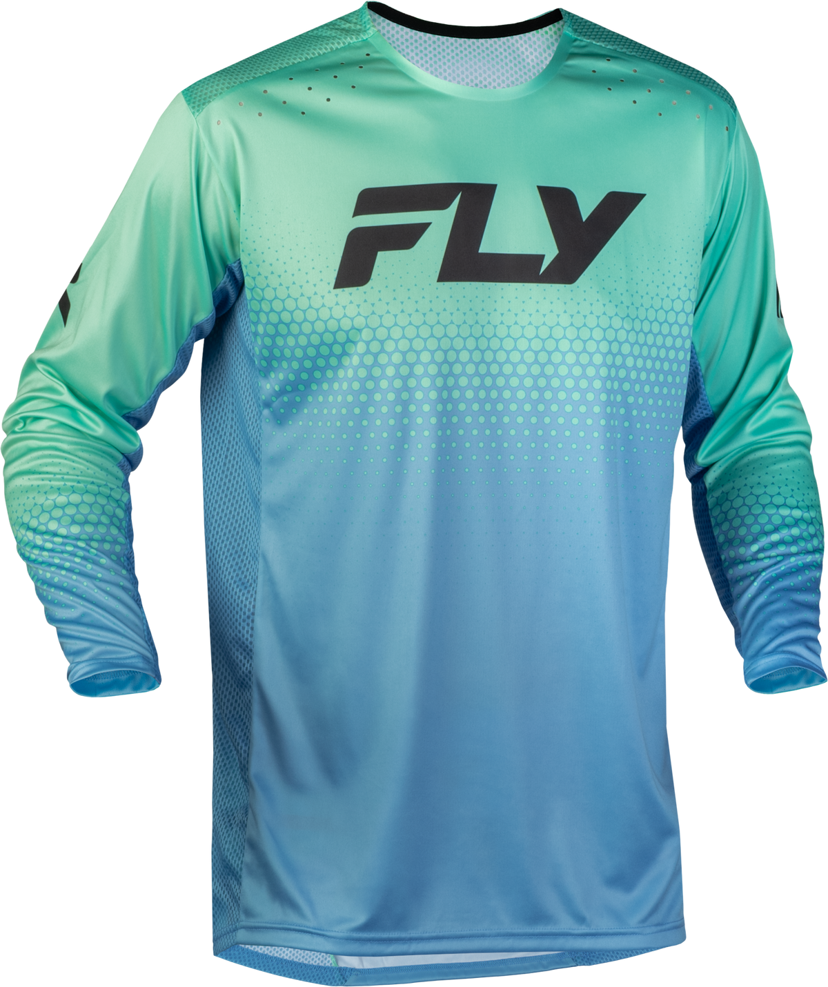 FLY Racing 2027 Youth Rayce Sonar BMX / MTB / eBike Jersey - Teal/Aqua