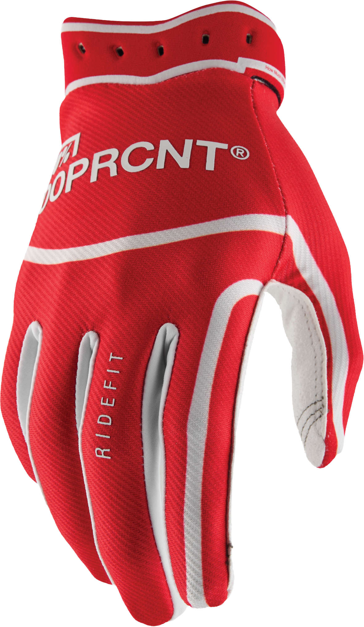 100% Ridefit Gloves - Red