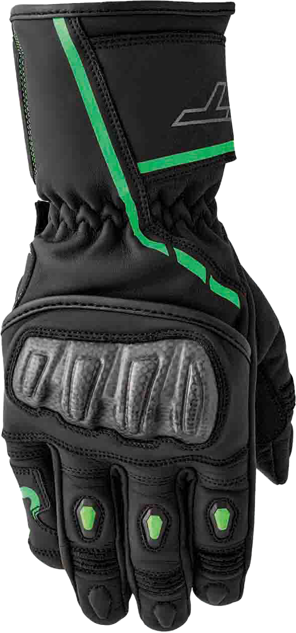 RST S-1 Gloves - Black/Fluo Green
