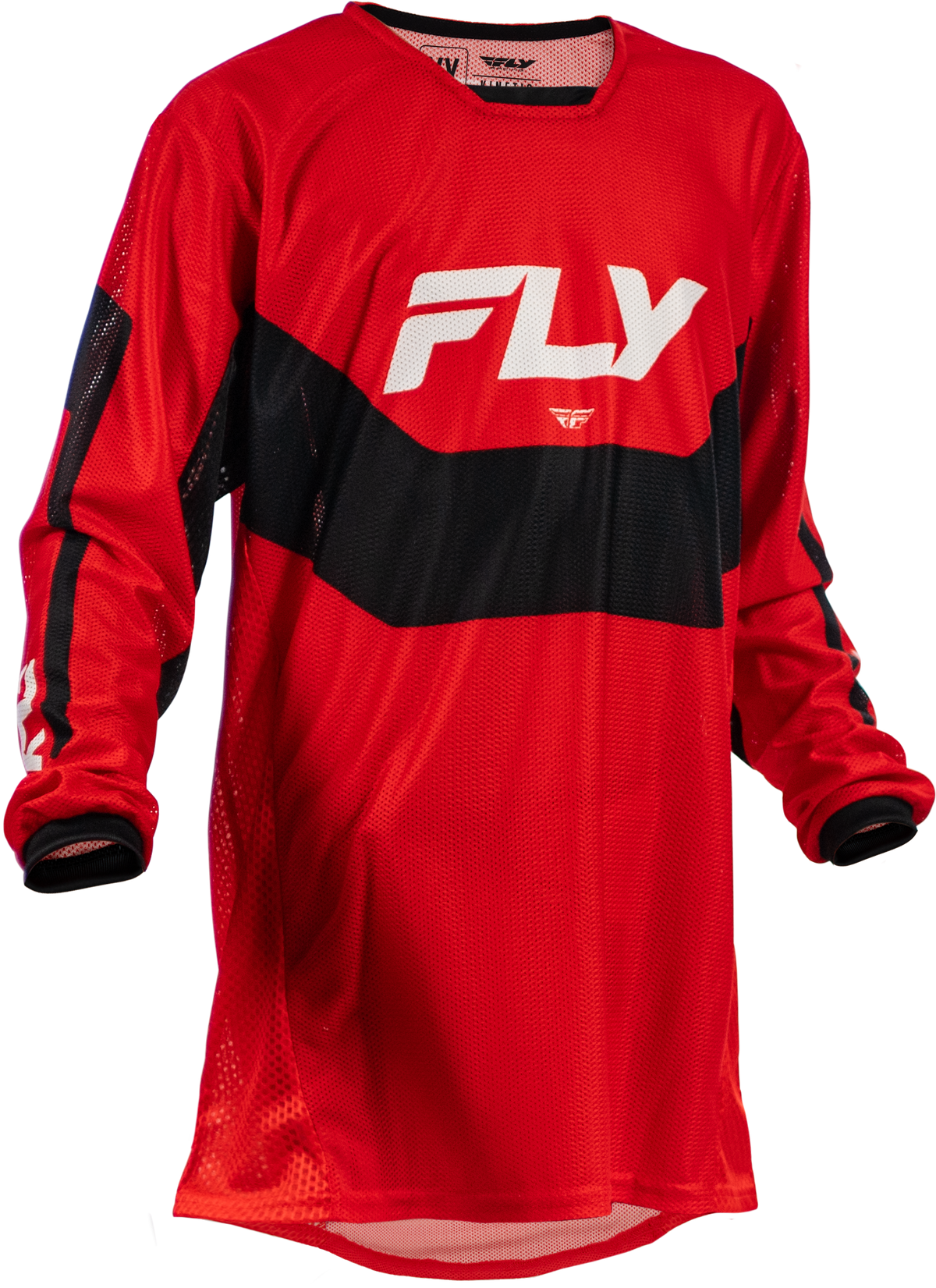 FLY Racing Youth Kinetic Mesh Jersey - Red/Black/White
