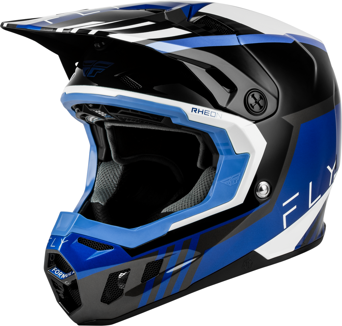 FLY Racing 2027 Formula CC Strike Helmet - Black/Blue/Grey/White