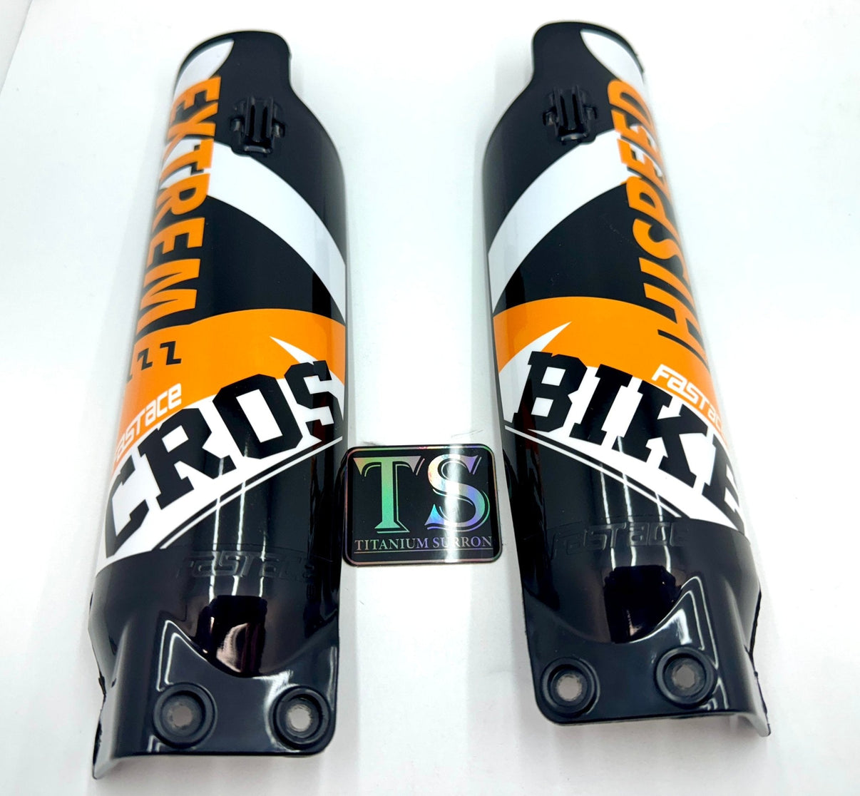 FastAce Fork Plastic Replacement Guards Titanium Surron
