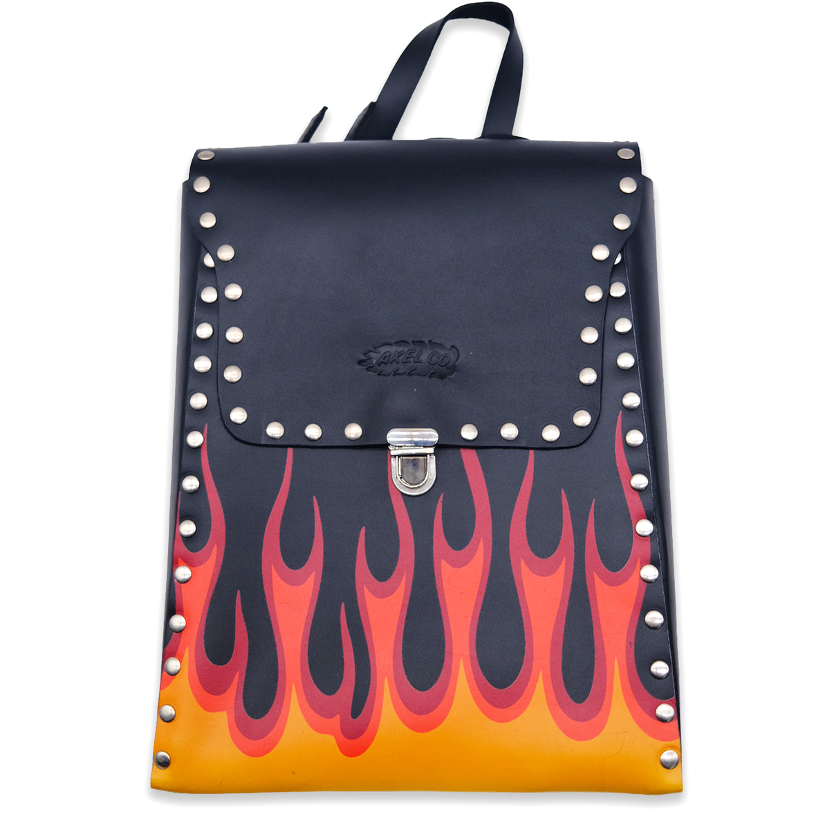 Axel Co Leather Flame Backpack with Rivets AXEL CO
