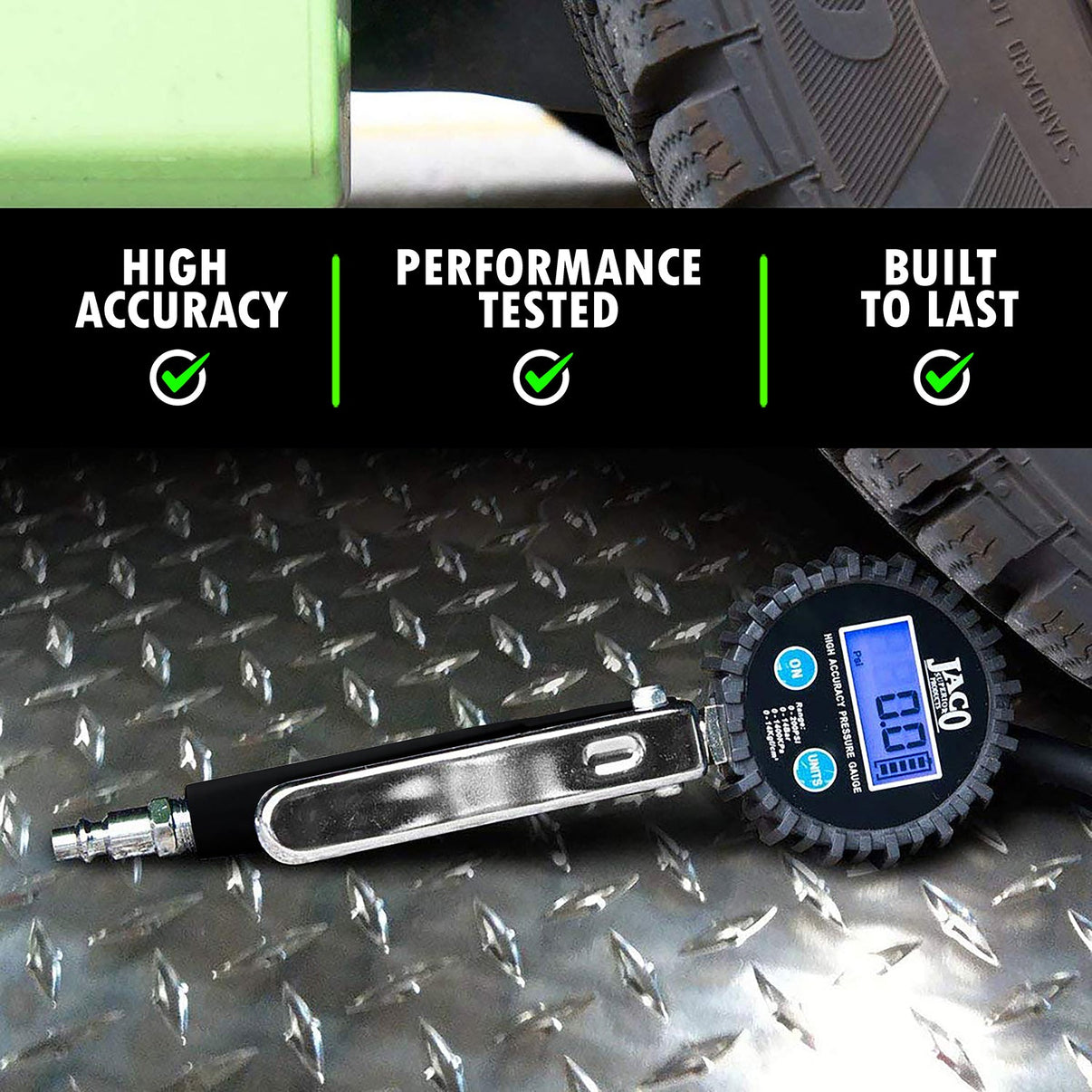 FlowPro® 2.0 Digital Tire Inflator with Pressure Gauge - 200 PSI - LiveTheGnar