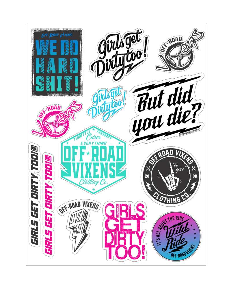 Graffiti Sticker Sheet o/s - LiveTheGnar