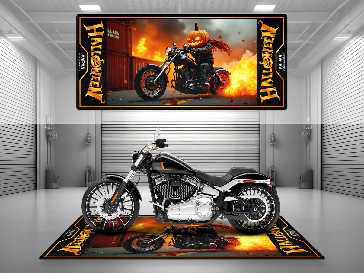 Halloween Special: Spooky Style Motorcycle Mat – Limited Edition! MPM Motorcycle Mat