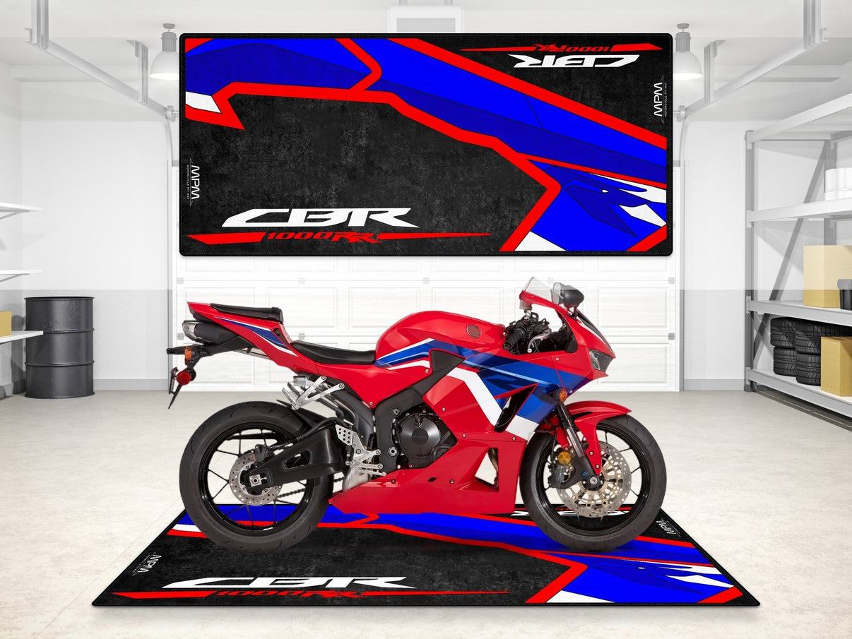 Designed Pit Mat for Honda CBR1000RR Motorcycle - MM7154 MPM Motorcycle Mat