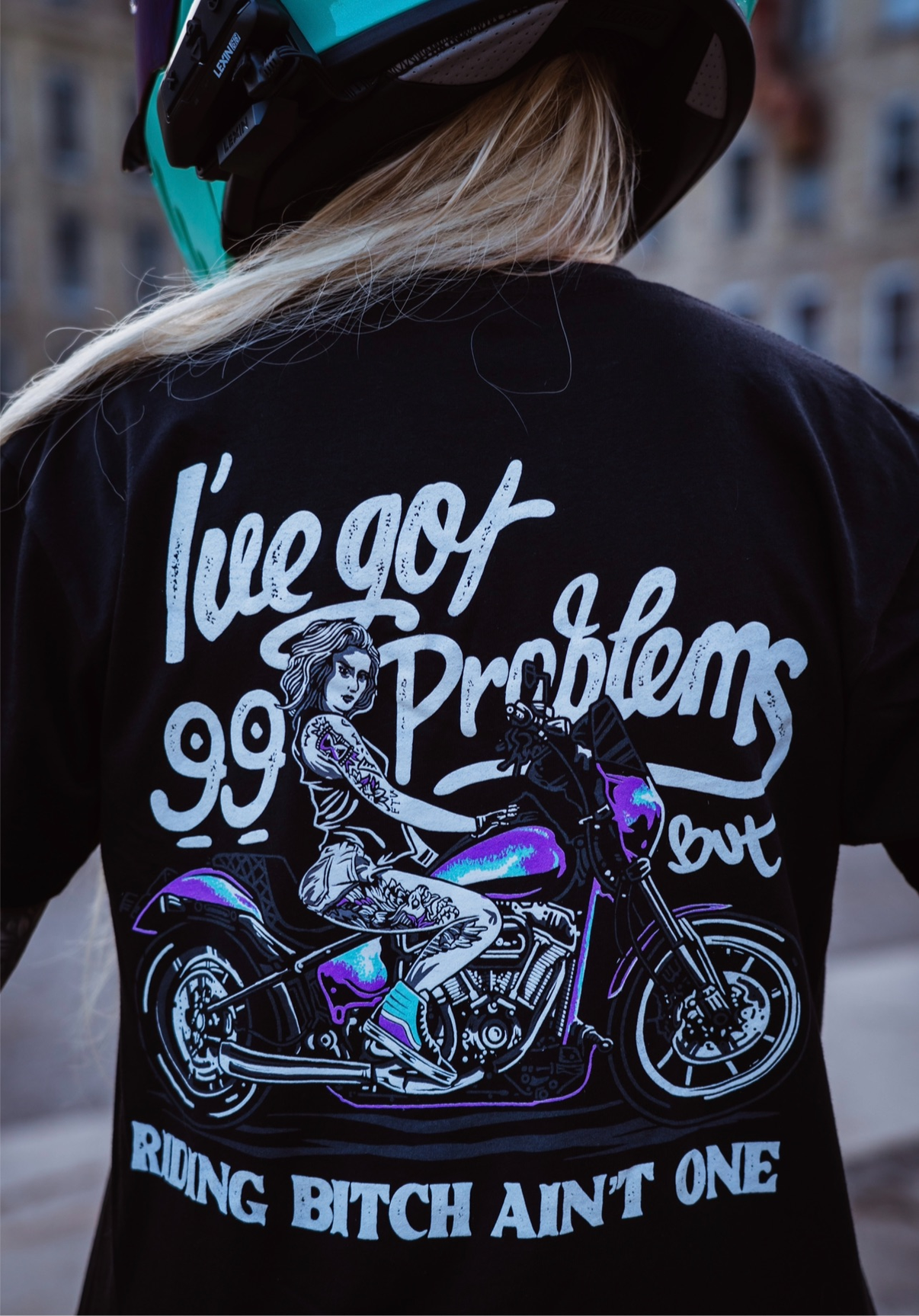 "I've Got 99 Problems Riding Btch Aint One" T-Shirt - Renegade Babes Renegade Babes