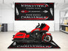 Designed Pit Mat for Indian Challenger Dark Horse Motorcycle - MM7332 MPM Motorcycle Mat
