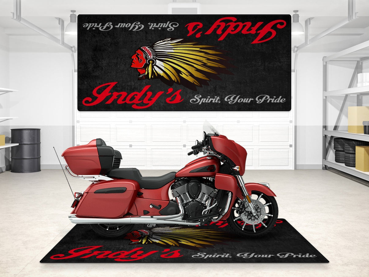 Designed Pit Mat for Indian Motorcycle - MM7273 MPM Motorcycle Mat