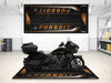 Designed Pit Mat for Indian Pursuit Elite Motorcycle - MM7340 MPM Motorcycle Mat