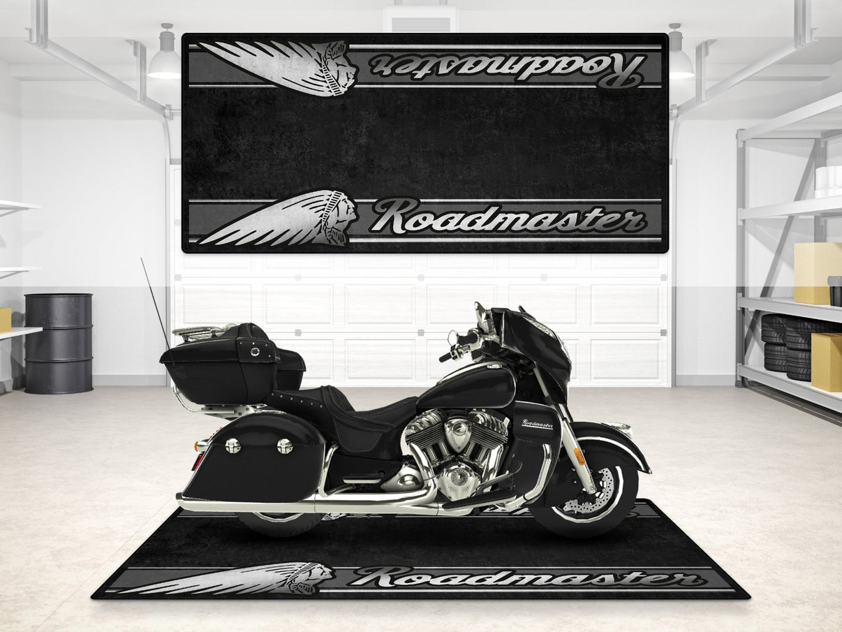 Designed Pit Mat for Indian Roadmaster Motorcycle - MM7335 MPM Motorcycle Mat