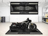 Designed Pit Mat for Indian Scout Bobber Motorcycle - MM7321 MPM Motorcycle Mat