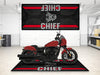 Designed Pit Mat for Indian Sport Chief Motorcycle - MM7325 MPM Motorcycle Mat
