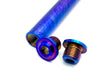 KKE Fork Custom Titanium Axle and Two Axle End-Bolts Titanium Surron