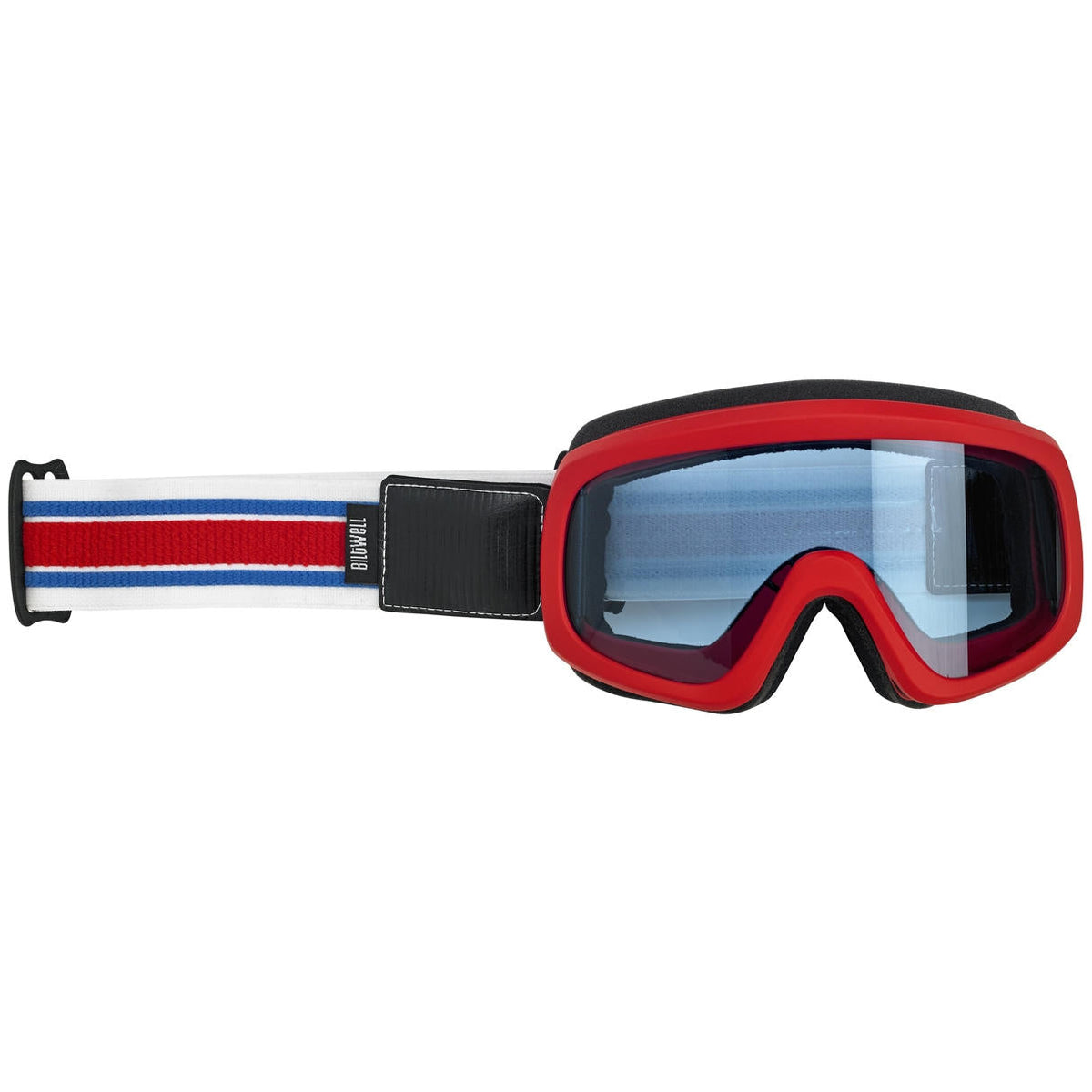 Biltwell Overland 2.0 Goggle - Racer Red White Blue – product view 1