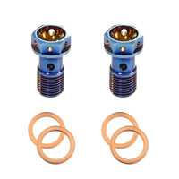 M10 x 1.00 Titanium Banjo Bolt – Grade 5 ( 2 pack ) - LiveTheGnar