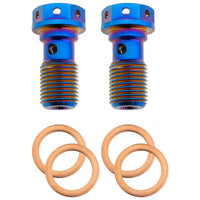 M10 x 1.25 Titanium Banjo Bolt – Grade 5 ( 2 pack ) - LiveTheGnar