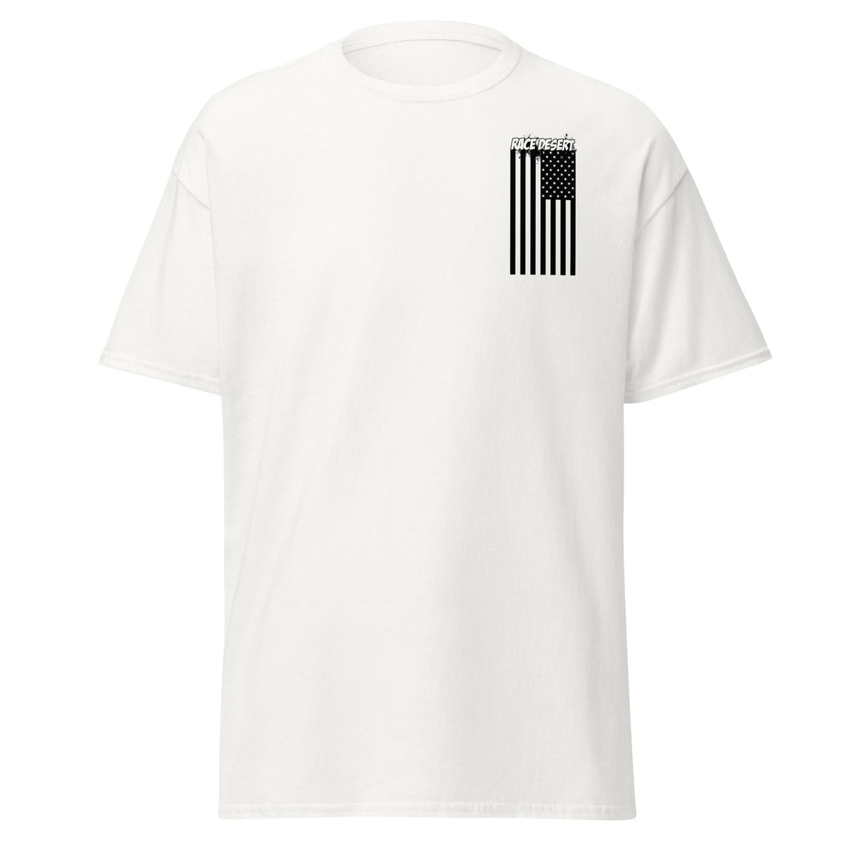 Mens Desert Nation T-Shirt - White Race Desert