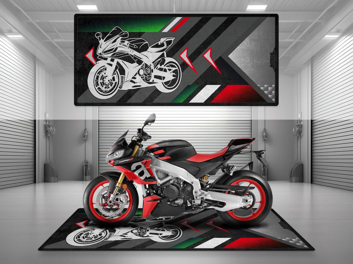 Motorcycle Mat for RSV4 Sportbike Motorcycle - U601 MPM Motorcycle Mat