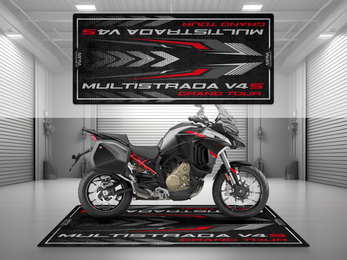 Motorcycle Mat for Ducati Multistrada V4 S Grand Tour Motorcycle - MM4112 MPM Motorcycle Mat