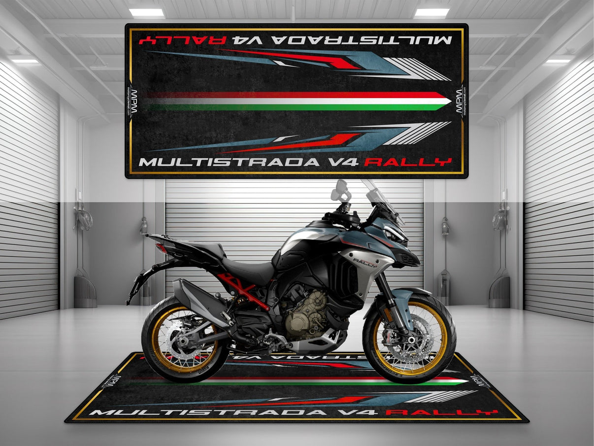 Motorcycle Mat for Ducati Multistrada V4 Rally Motorcycle - MM4111 MPM Motorcycle Mat
