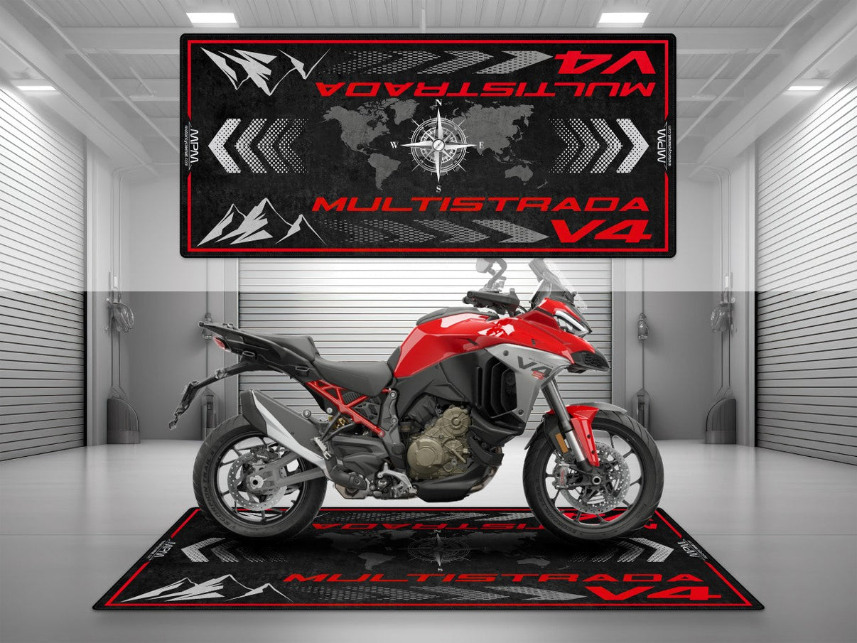 Motorcycle Mat for Ducati Multistrada V4 Motorcycle - MM4109 MPM Motorcycle Mat