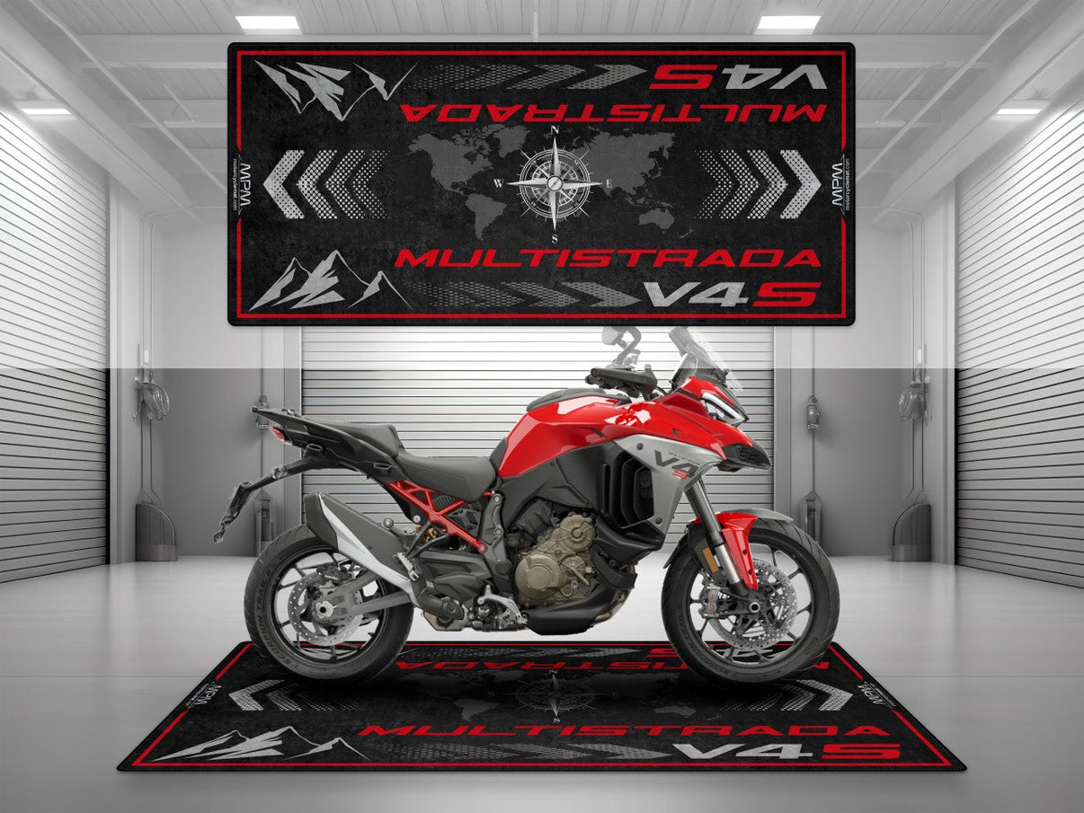 Motorcycle Mat for Ducati Multistrada V4 S Motorcycle - MM4110 MPM Motorcycle Mat