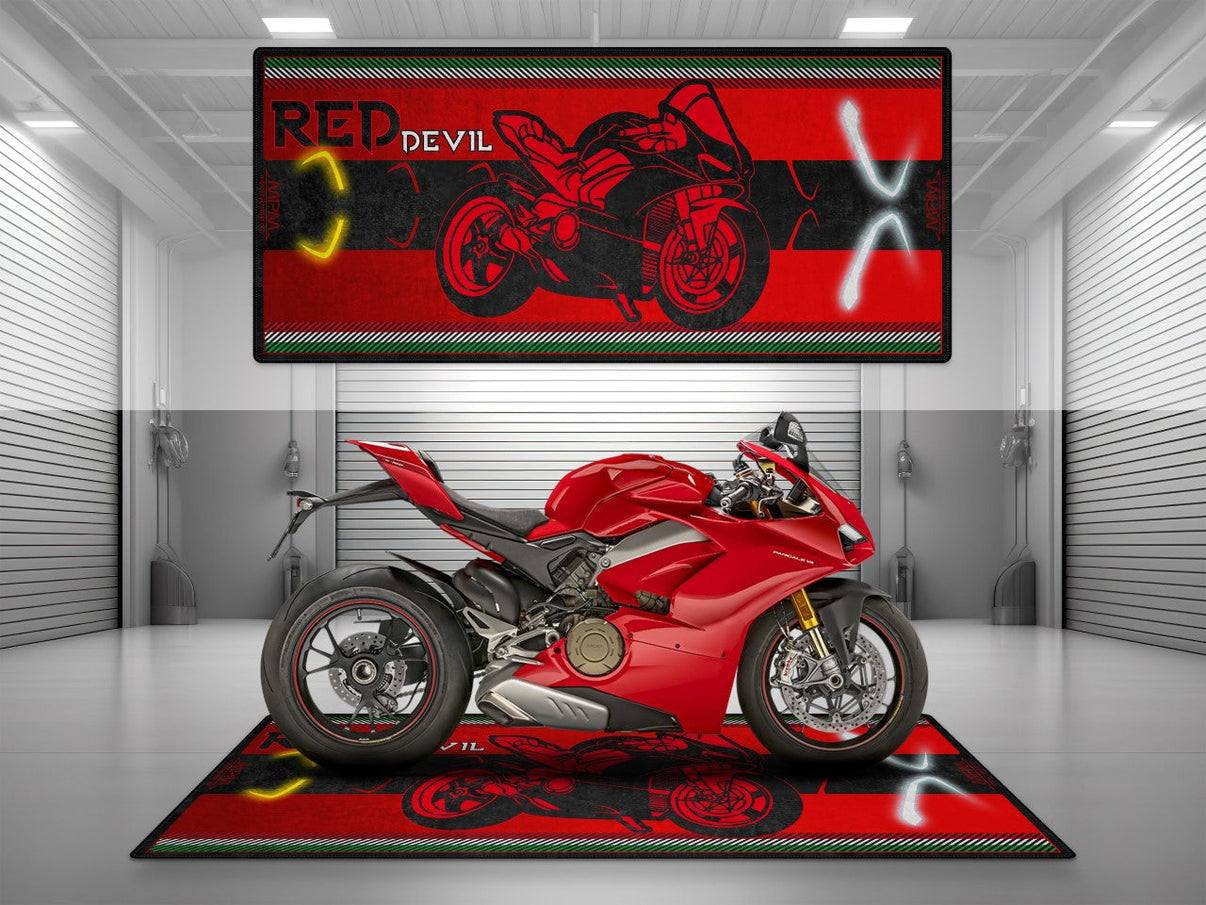 Motorcycle Mat for Ducati Panigale Motorcycle - U801 MPM Motorcycle Mat