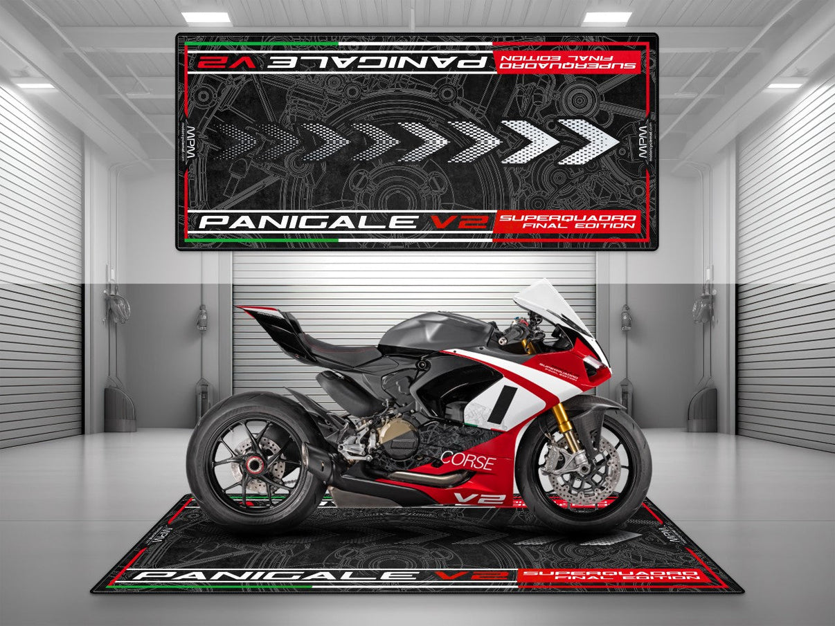 Motorcycle Mat for Ducati Panigale V2 Superquadro Final Edition Motorcycle - MM4108 MPM Motorcycle Mat