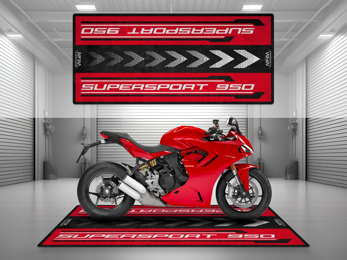 Motorcycle Mat for Ducati Supersport 950 Motorcycle - MM4118 MPM Motorcycle Mat