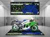 Motorcycle Mat for Kawasaki Motorcycle - U202