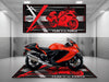 Motorcycle Mat for Suzuki Hayabusa Motorcycle - U101 MPM Motorcycle Mat