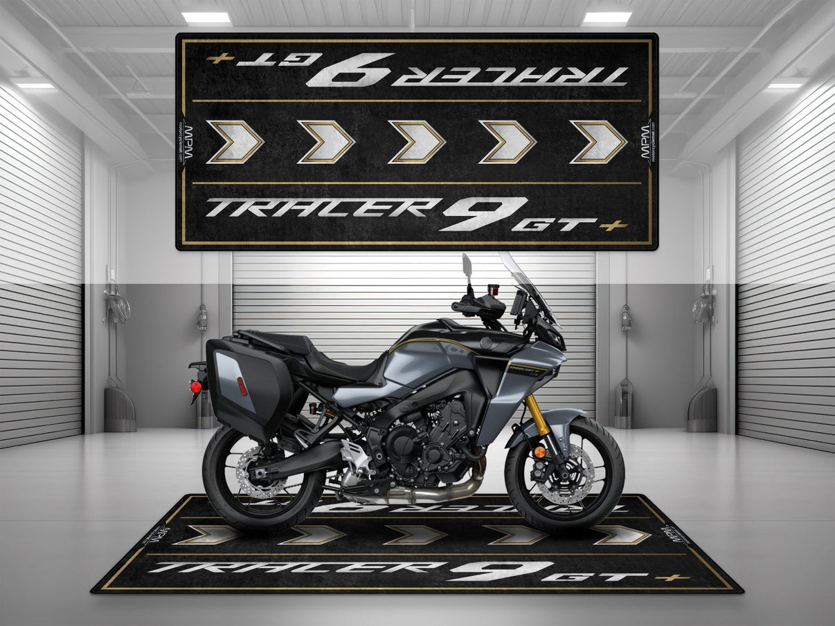 Designed Pit Mat for Yamaha Tracer 9 GT Motorcycle - MM4137 MPM Motorcycle Mat