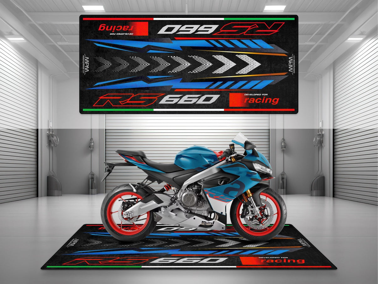 Motorcycle Mat for RS660 Sportbike Motorcycle - MM7275 MPM Motorcycle Mat