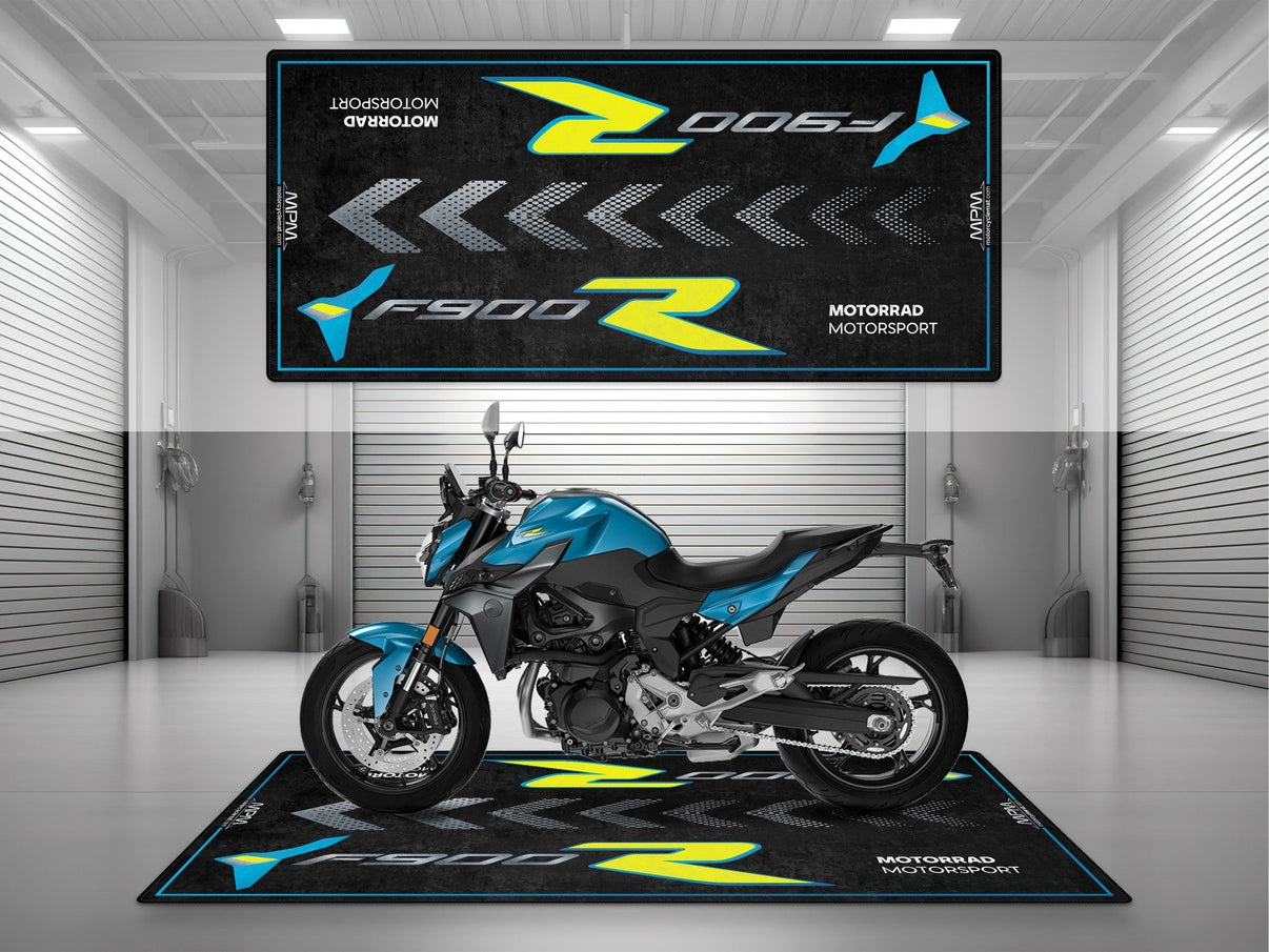 Designed Pit Mat for BMW F900 R Motorcycle - MM7286 MPM Motorcycle Mat