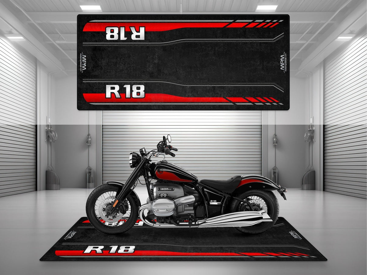 Designed Pit Mat for BMW R18 Motorcycle - MM7288 MPM Motorcycle Mat