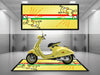 MPM Motorcycle Mat for Vespa Bunny Design - U1102 MPM Motorcycle Mat