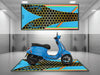 MPM Motorcycle Mat for Vespa Buzzz Design - U1101 MPM Motorcycle Mat