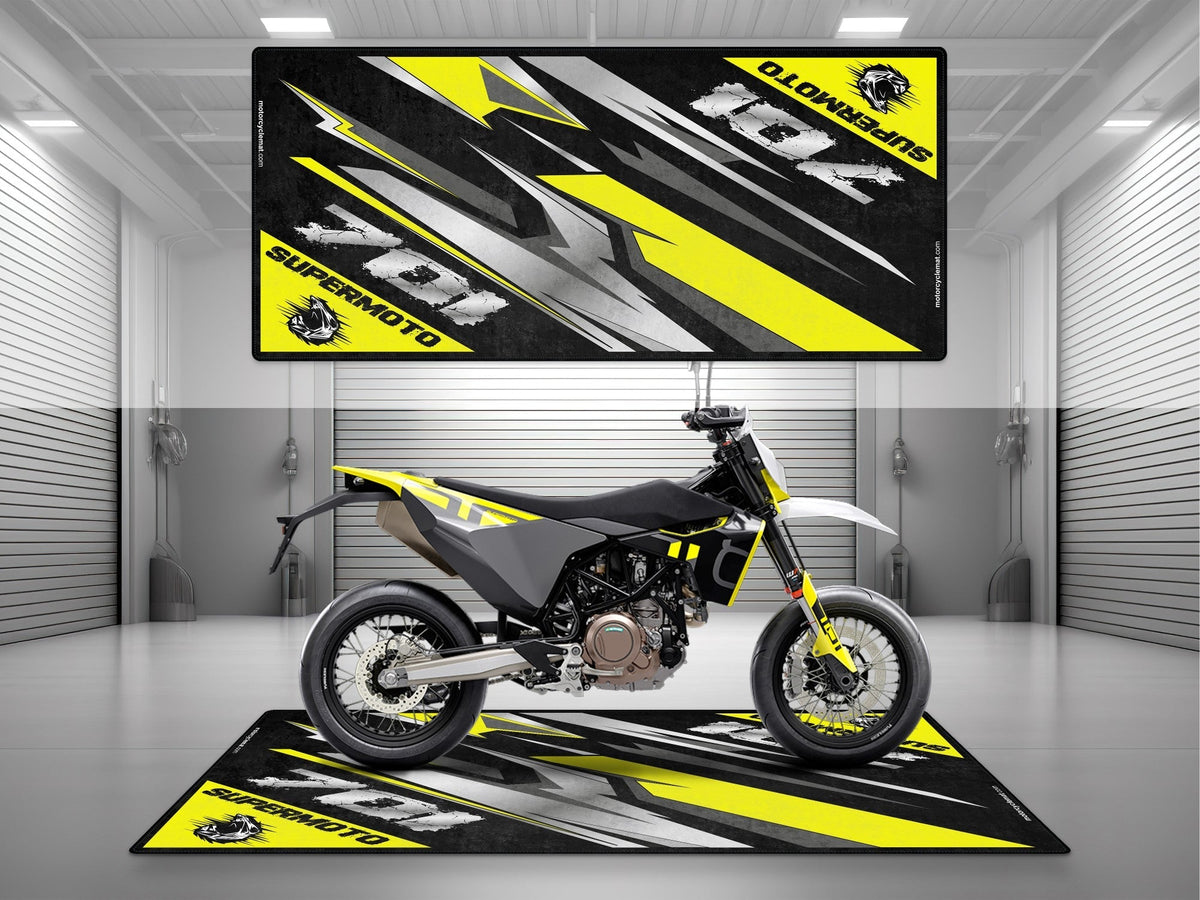 MPM Motorcycle Mat for Husqvarna 701 Supermoto - MM4227 MPM Motorcycle Mat
