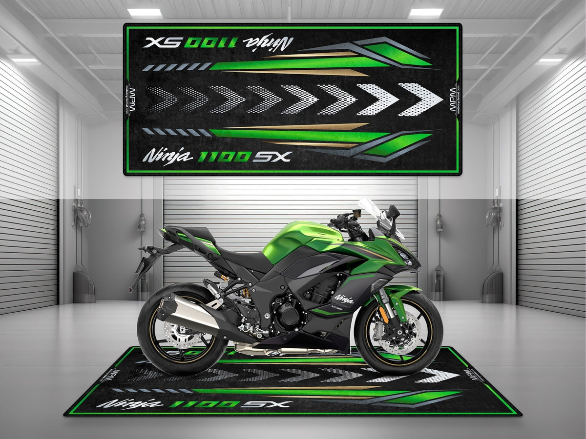 MPM Motorcycle Mat for Kawasaki Ninja 1100 SX - MM4228 MPM Motorcycle Mat