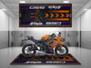 Designed Pit Mat for Kawasaki Ninja 650 Motorcycle - MM7388 MPM Motorcycle Mat