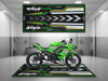 Designed Pit Mat for Kawasaki Ninja 650 KRT Edition Motorcycle - MM7389 MPM Motorcycle Mat