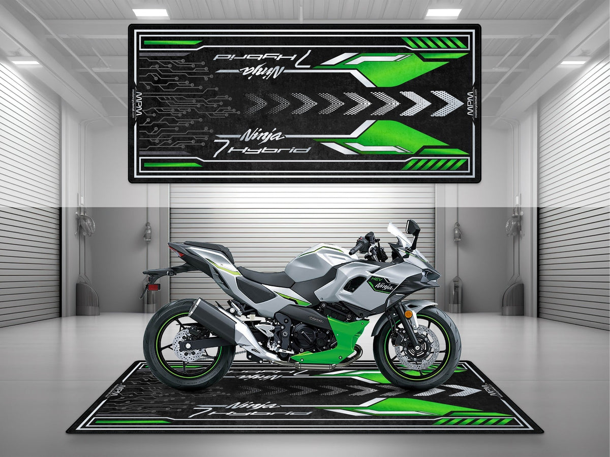 MPM Motorcycle Mat for Kawasaki Ninja 7 Hybrid - MM4229 MPM Motorcycle Mat