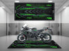 Designed Pit Mat for Kawasaki Ninja ZX-10RR 2024 Motorcycle - MM7401 MPM Motorcycle Mat