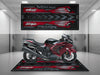 Designed Pit Mat for Kawasaki Ninja ZX-14R Motorcycle - MM7403 MPM Motorcycle Mat