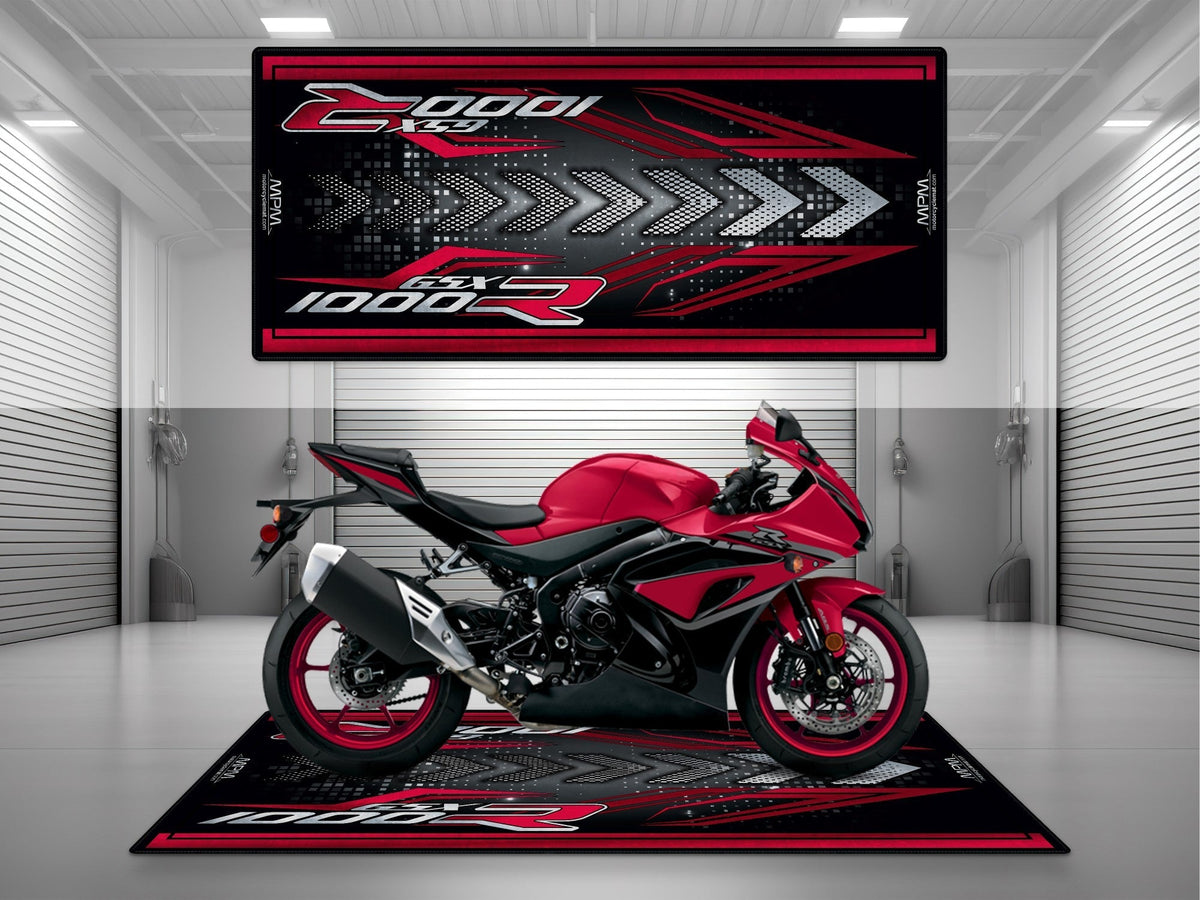 MPM Motorcycle Mat for 2025 Suzuki GSX-R1000 - U103 MPM Motorcycle Mat