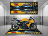 MPM Motorcycle Mat for Suzuki GSX-R1000 40th Anniversary - U102 MPM Motorcycle Mat