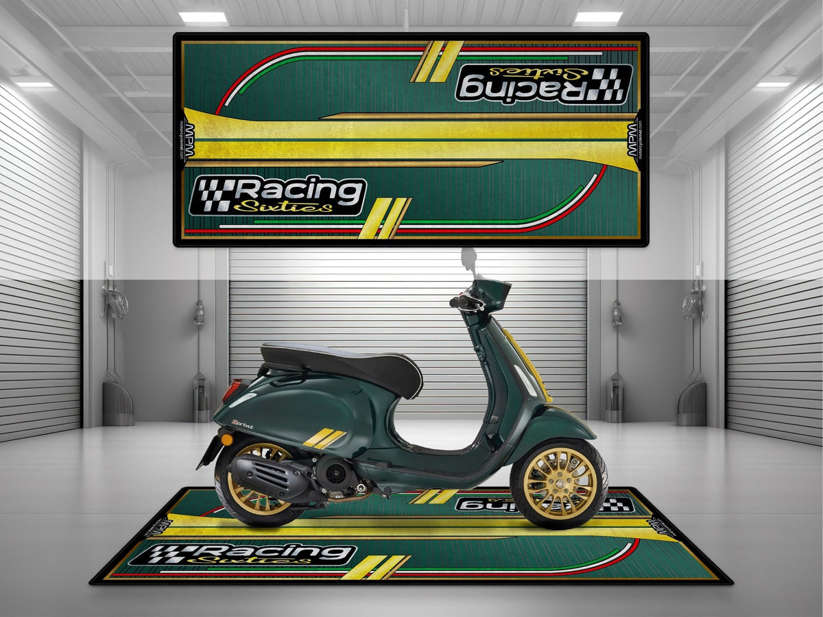 MPM Motorcycle Mat for Vespa Racing Sixties - U1103 MPM Motorcycle Mat