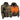Nexgen Heat MPM1776SET Men's Camouflaged Heated Zipper Hoodies - Warming Camo Hoodie for Hunting w/ Battery Hot Leathers